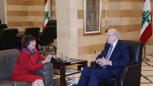 Mikati broaches general situation with UN’s Wronecka, meets MP Ahmad Kheir, Arab Scout Conference delegation