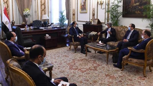 Egypt Prime Minister meets Minister Fayad