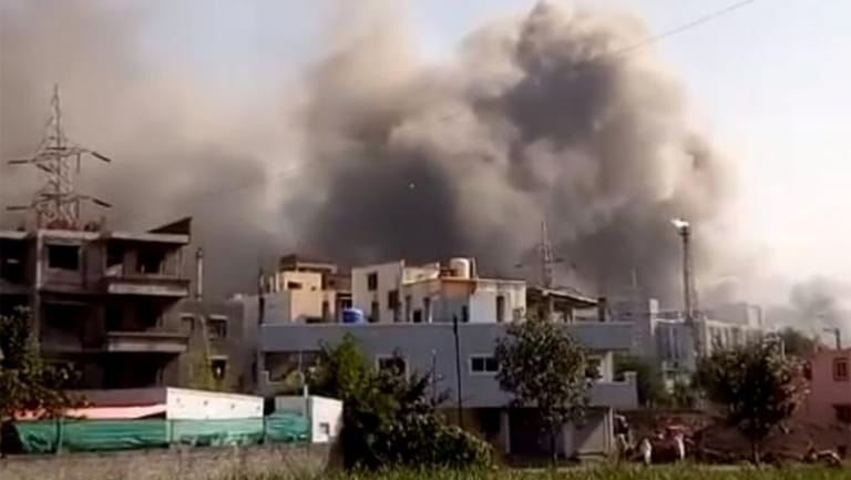 Fire at building site for India's Serum Institute, vaccine output not hit, source says