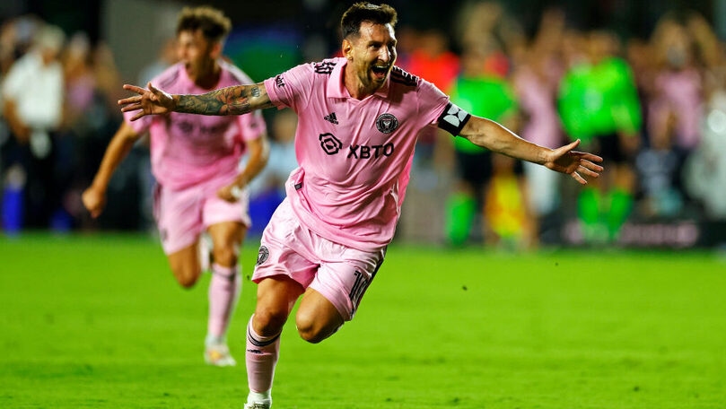 Lionel Messi Scores on His MLS debut for Inter Miami