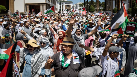 Thousands of Moroccans protest after Hamas leader’s killing