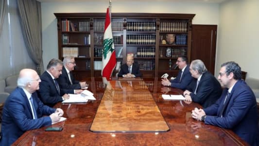 President Aoun heads meeting addressing return of displaced Syrians