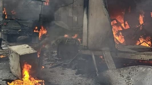 A fire broke out in the warehouses of the Aamriyeh checkpoint