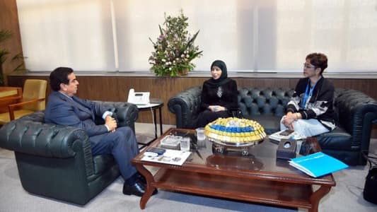 Kordahi discusses with MP Inaya Ezzeddine, UNICEF Representative means of bolstering media cooperation