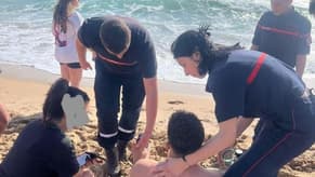 بالفيديو: عمليّة إنقاذ على شاطئ جبيل