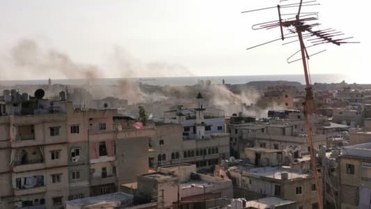 More than 7 injured in Ain el-Hilweh clashes, in which machine guns and rocket-propelled grenades were used, in addition to material damage to buildings and cars, and fires in houses