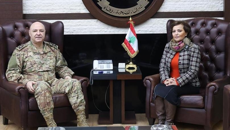 Army Chief meets UN Deputy Special Envoy for Syria - MTV Lebanon