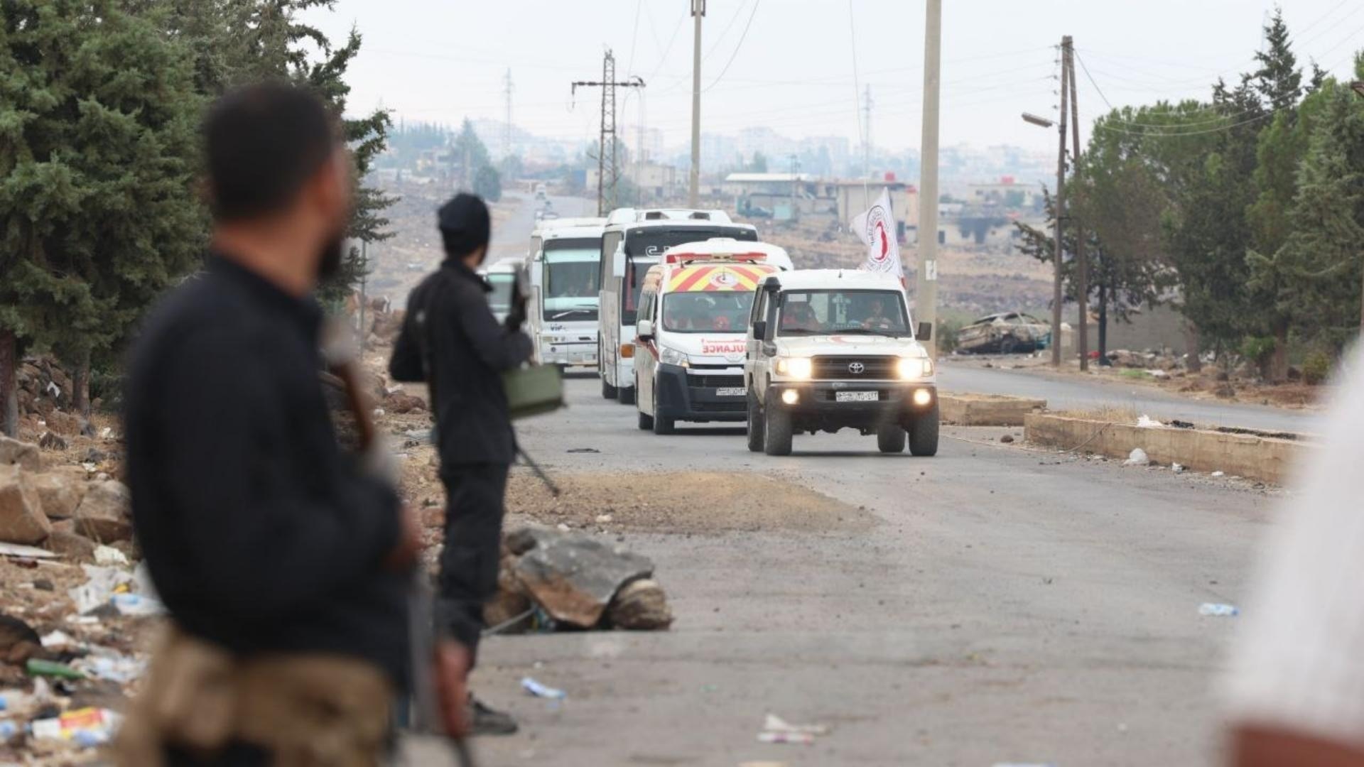 بالصور: خروج البدو المحتجزين في السويداء