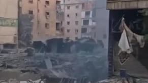 Watch: Scenes of destruction in Dahieh