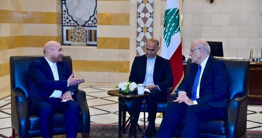 Mikati meets Ghalibaf, receives a call from Hockstein