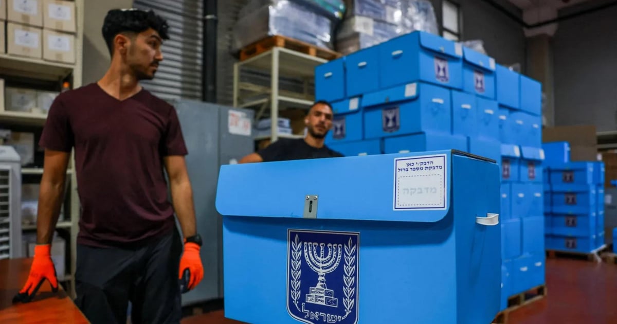 Israel votes under camera surveillance