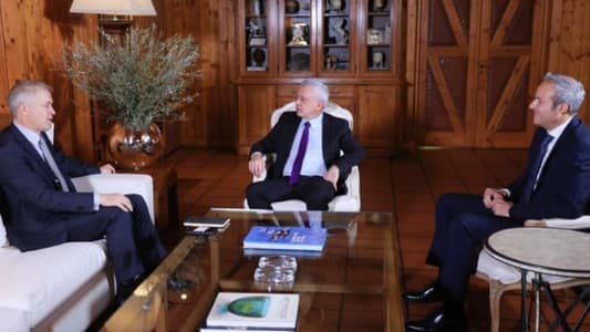 Frangieh meets with Belgian Ambassador