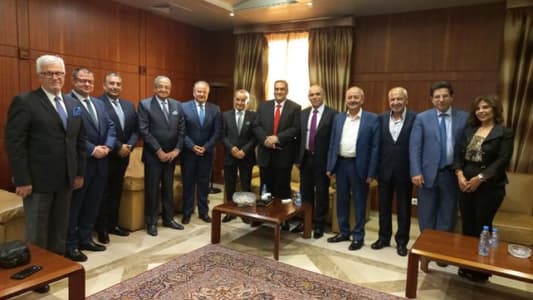 كسبار استقبل اتحاد المحامين العرب وزار بري