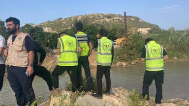 مصلحة الليطاني تعمل على فتح الطريق من القاسمية إلى برج رحّال