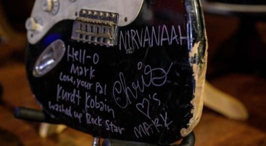 Guitar Smashed by Nirvana's Frontman Kurt Cobain Sells for Nearly $600,000