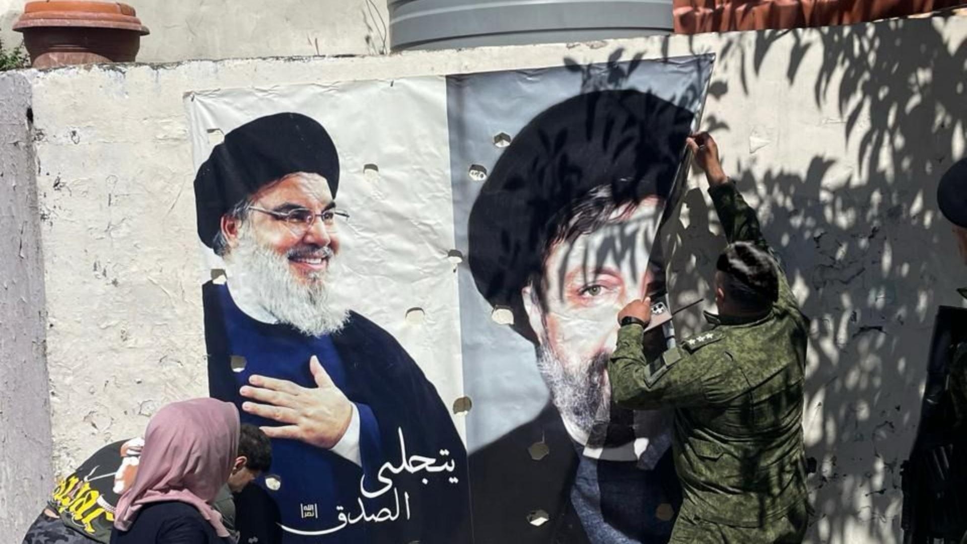 Photos: Sectarian Banners and Posters Removed from Public Property in Beirut