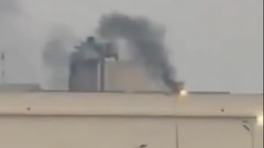 بالفيديو: استهداف السفارة الأميركية في بغداد