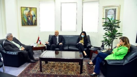 Bou Habib, Kumar Jah discuss cooperation between Lebanon and World Bank in the fields of energy and social safety net