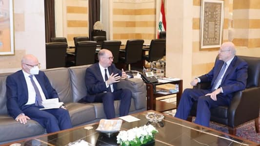 Mikati meets German Minister of State for Foreign Affairs, Cypriot Foreign Minister, Japanese ambassador