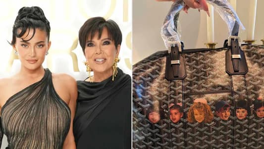 Kylie Jenner gives her mom a customized gift