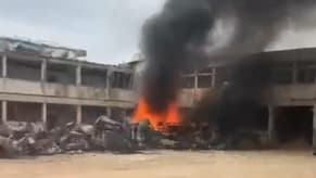 بالفيديو: القصف يُدمّر مدرسة!