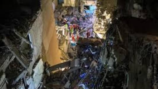 6 martyrs have fallen and 10 were injured due to the collapse of a residential building in Ghobeiry in the suburbs of Beirut, which was targeted by an Israeli airstrike