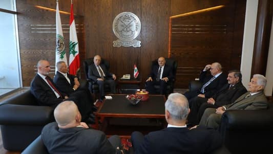 Sleem discusses Lebanese Army's role, soldiers’ rights with Retired Officers’ Association