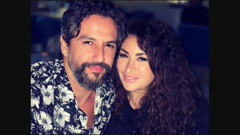 بالصور: هكذا أطلّت ديمة بياعة مع زوجها... فلفتا الأنظار برومانسيتهما