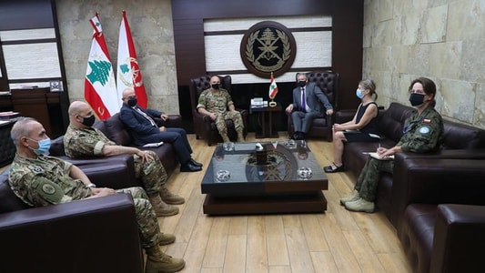 Army Commander meets UNTSO Head of Mission - MTV Lebanon