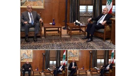 Berri discusses latest developments with Bou Habib, Ambassadors of Iran and Australia