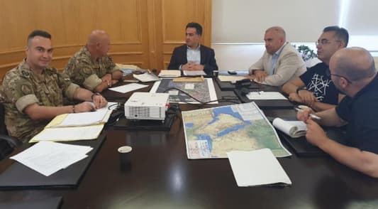 Hamieh meets with Army Geographical Affairs Director