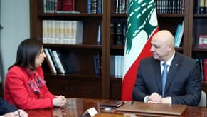 President Joseph Aoun welcomes Spanish Defense Minister