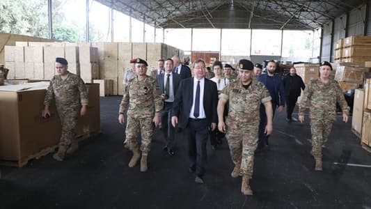 هبة من السلطات البريطانية إلى الجيش اللبناني