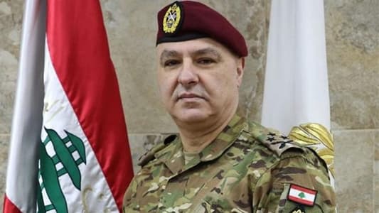 Army chief discusses general situation with IMF Lebanon Representative