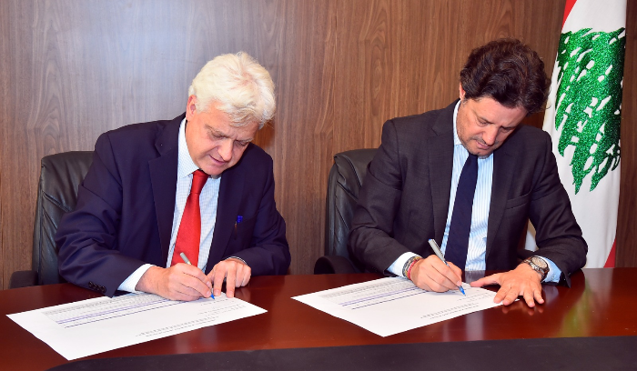 Information Minister signs cooperation agreement with UNICEF Lebanon Representative on supporting children and youth issues