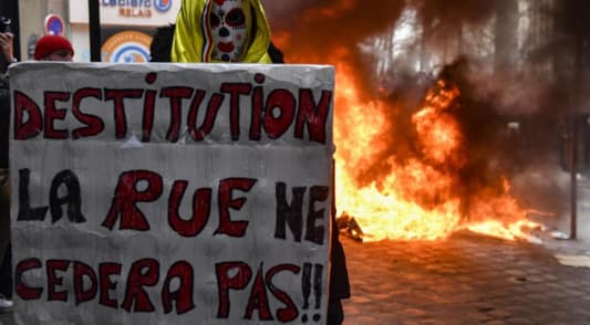 As Macron digs in, some French protesters support violent resistance