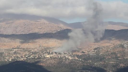 An airstrike targeted the course of the Litani River at the outskirts of Bouaidah  - Marjayoun