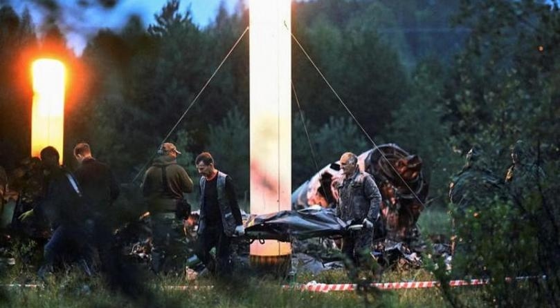 US believes missile inside Russia likely shot down Prigozhin's presumed plane