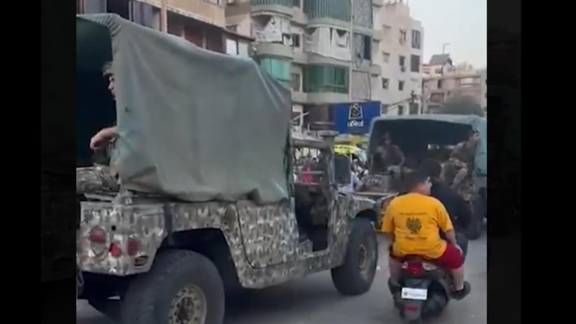 بعد الغارة... بالفيديو: الجيش ينتشر في الضاحية