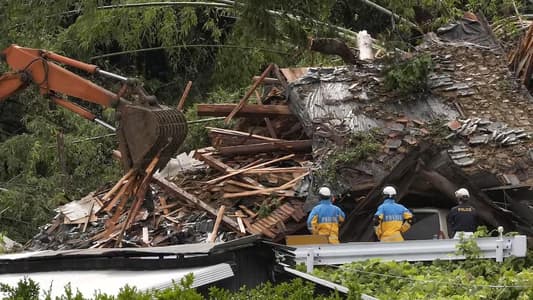 Typhoon Shanshan drenches Japan