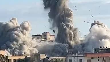 بالفيديو: غارة عنيفة على المروانية