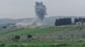 Watch: Intense Airstrikes