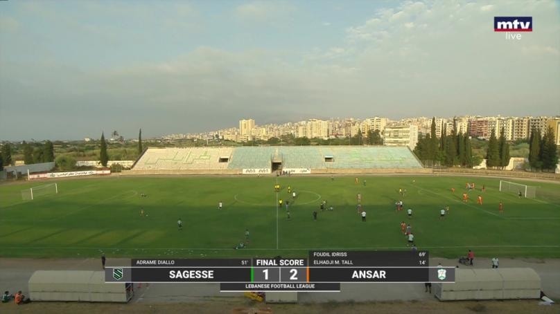 فوز صعب للأنصار على الحكمة 2-1 ضمن المرحلة الثانية من الدوري اللبناني لكرة القدم