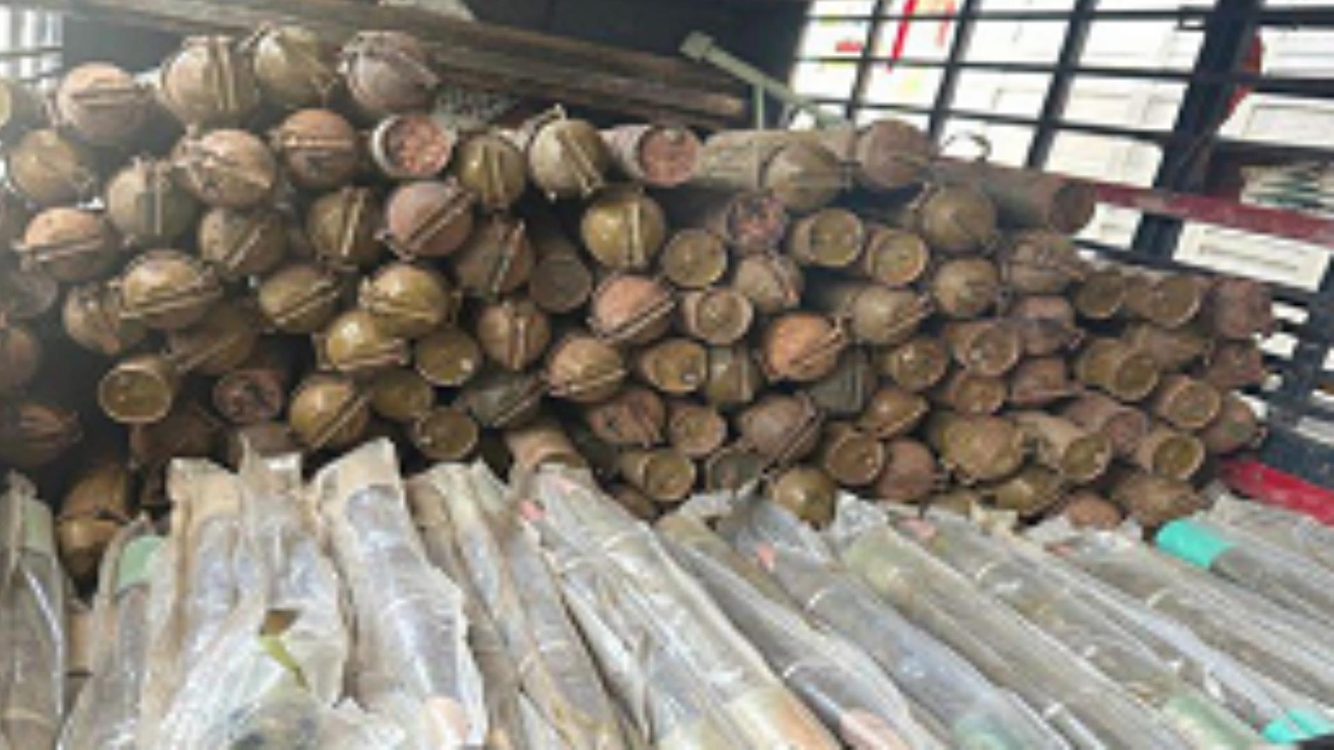 Army receives two more weapons trucks from camps