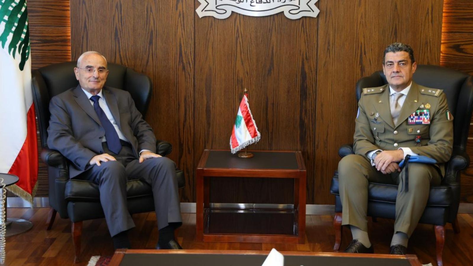Defense Minister meets UNIFIL Commander, affirms commitment to Resolution 1701