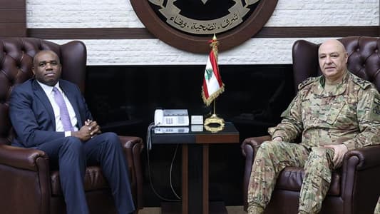 Army chief meets with UK shadow Foreign Secretary