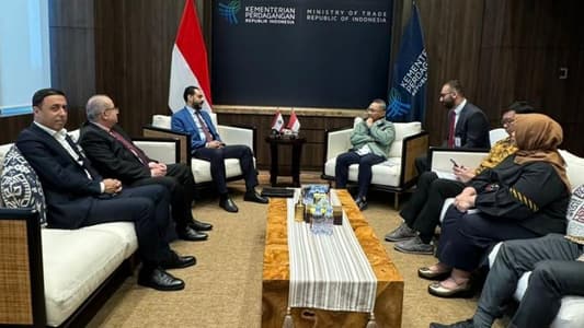 Abou Haidar meets Indonesian Trade Minister, hosts Lebanese-Indonesian business meeting