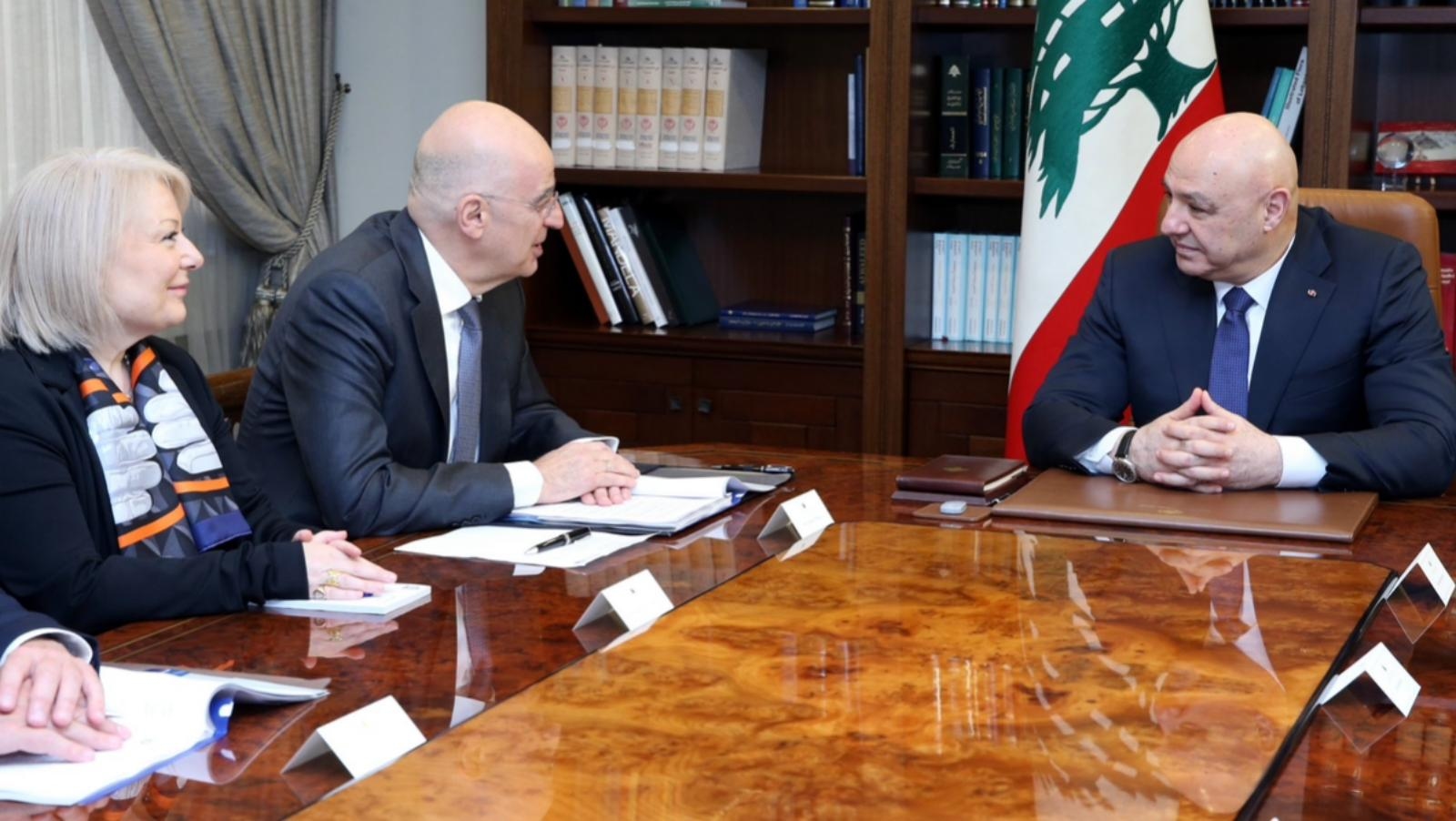 President Joseph Aoun leads a series of meetings