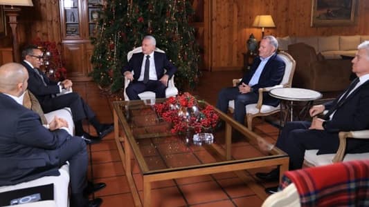 Frangieh broaches overall situation with Egyptian Ambassador