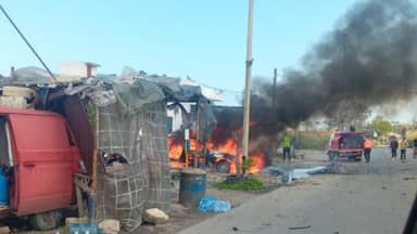 فيديو للسيارة المُستهدفة على طريق القاسمية